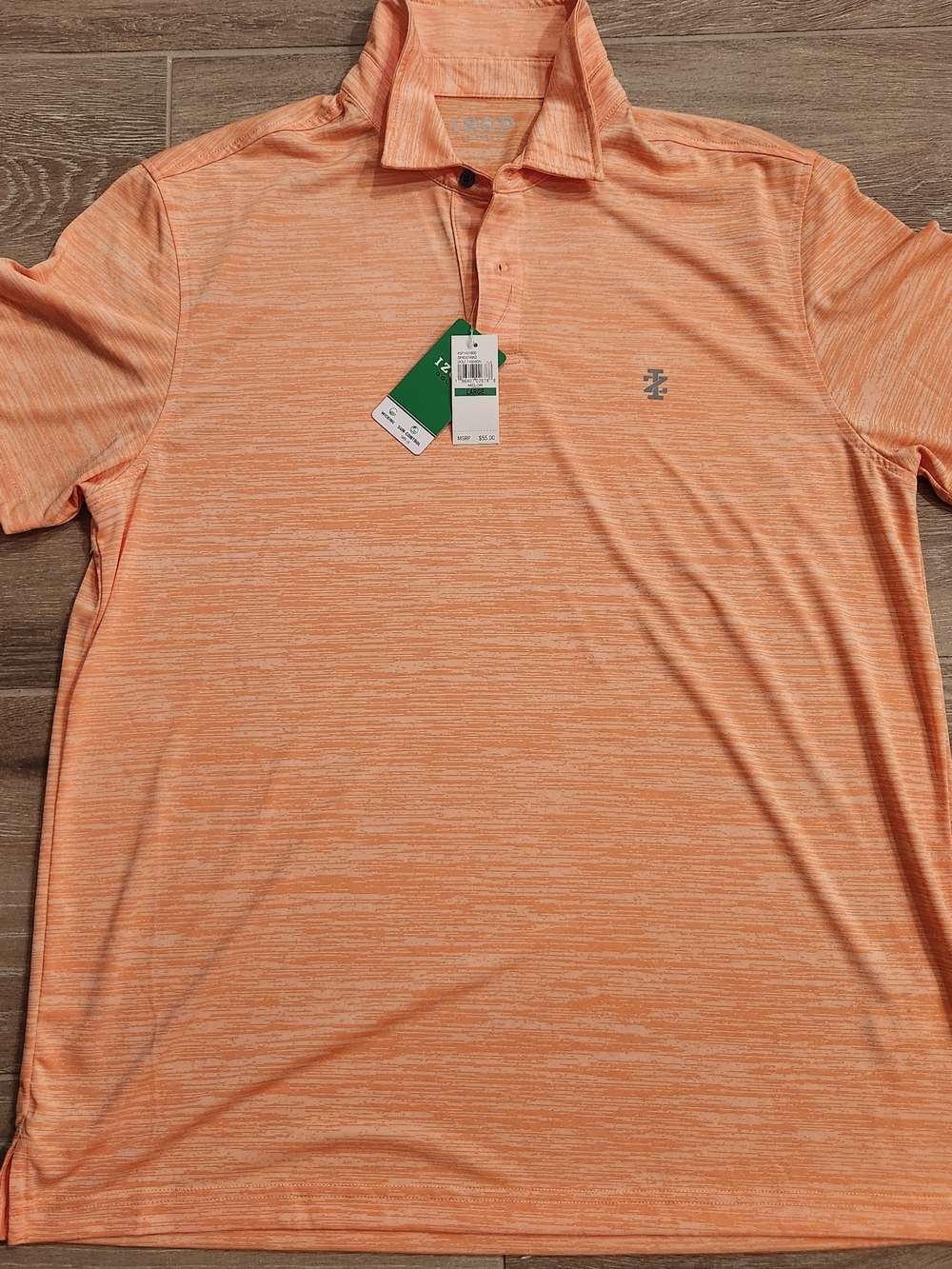 Izod Heathered Melon Performance Polo